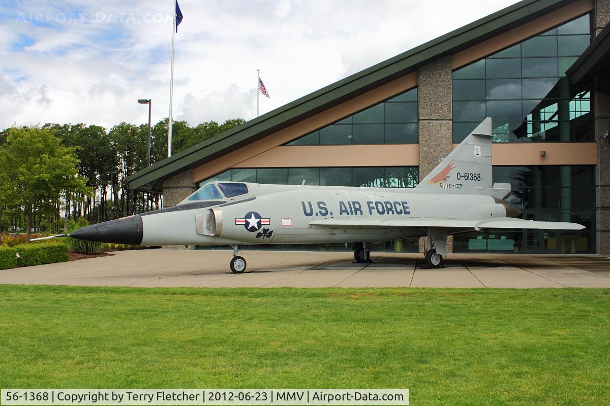 56-1368, 1956 Convair F102 Delta Dagger C/N 8-10-585, At Evergreen Air & Space Museum