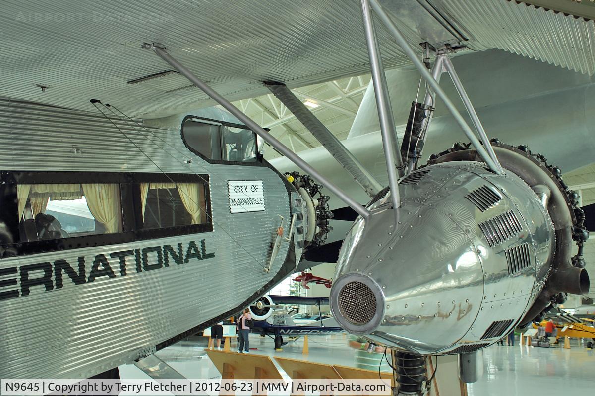 N9645, 1928 Ford 5-AT-B Tri-Motor C/N 8, At Evergreen Air & Space Museum