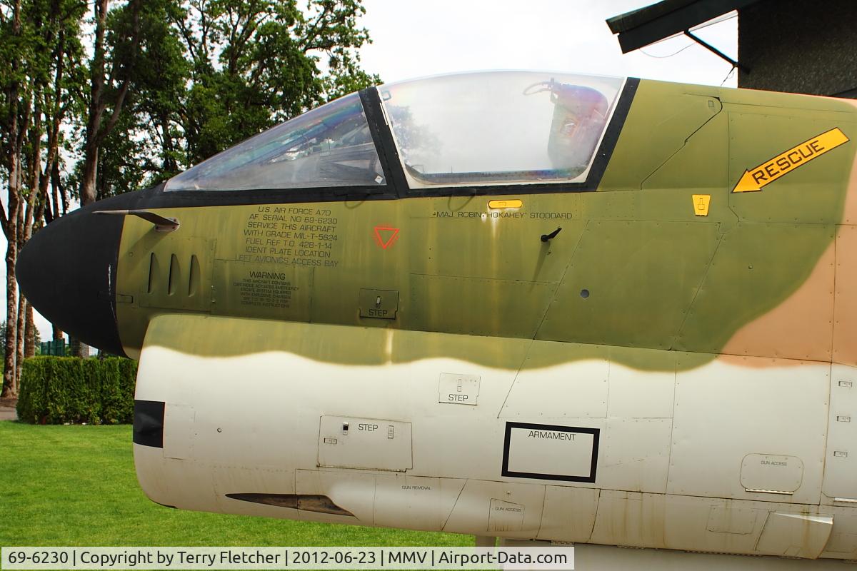 69-6230, 1969 LTV A-7D Corsair II C/N D-060, At Evergreen Air & Space Museum