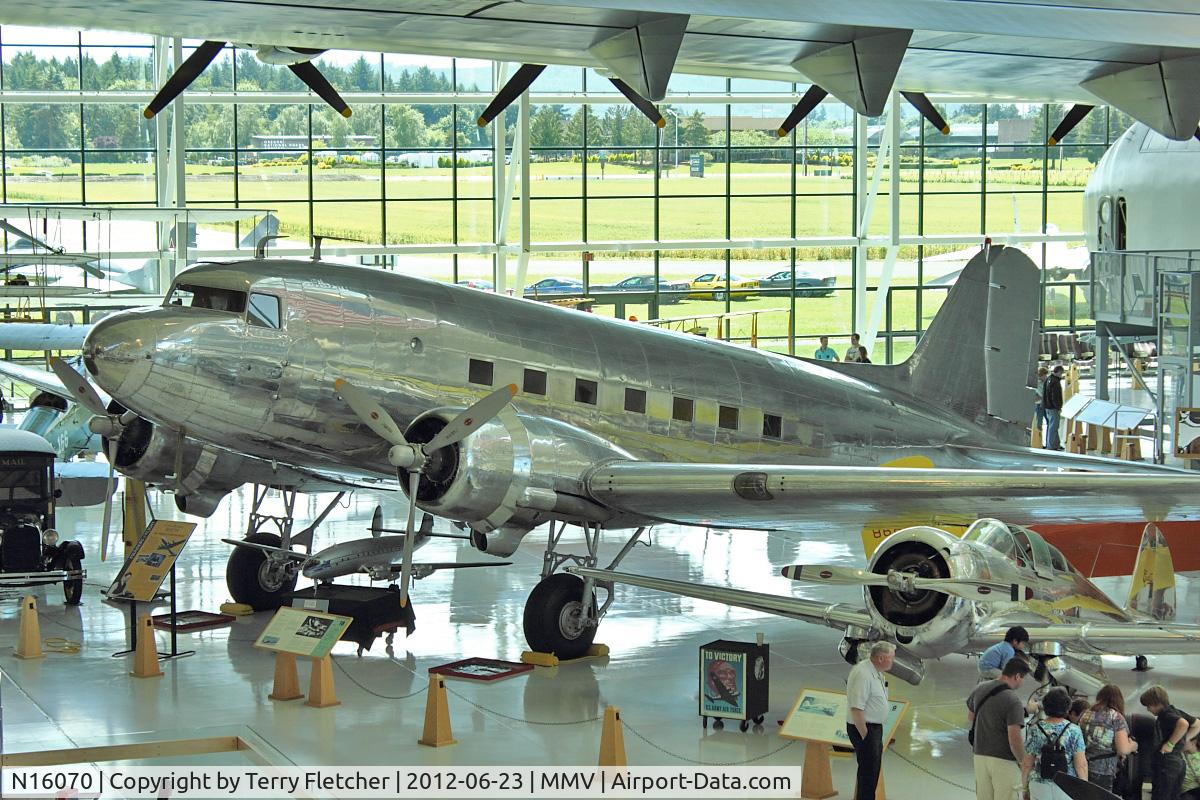 N16070, 1936 Douglas DC-3A-S1C3G C/N 1910, At Evergreen Air & Space Museum