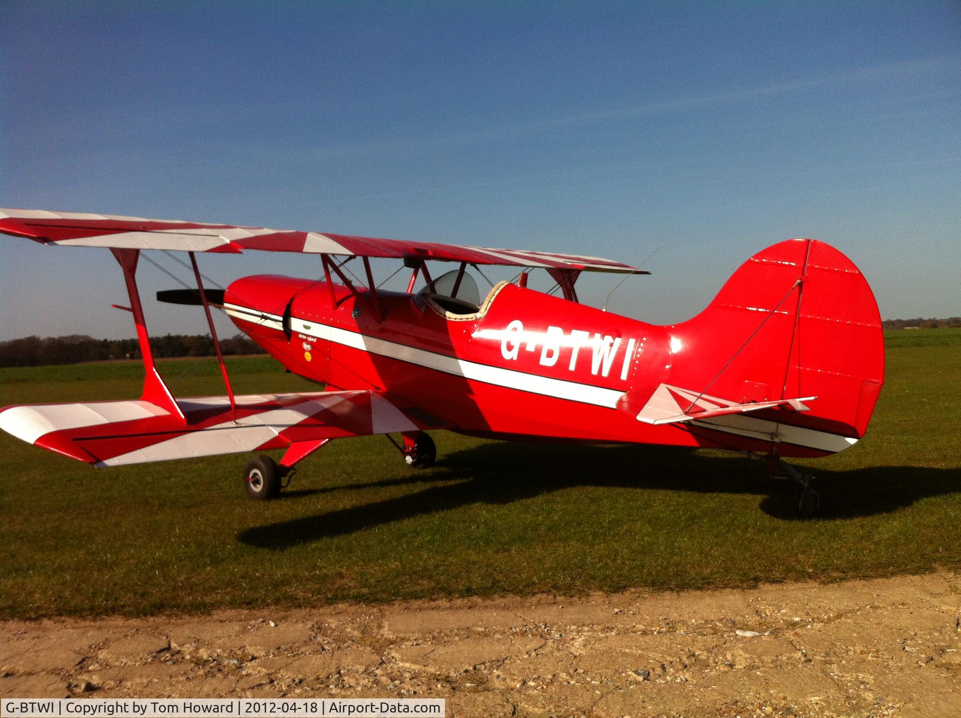 G-BTWI, 1976 EAA Acro Sport I C/N 230, Taken at Knettishall Airfield, Suffolk, UK