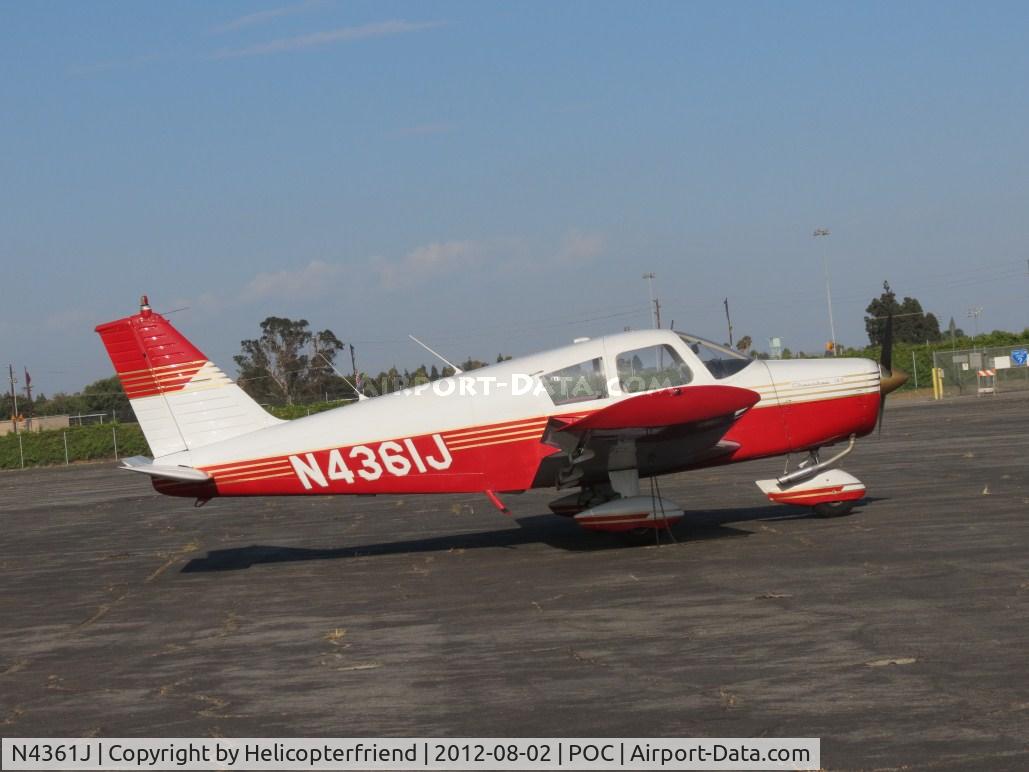 N4361J, 1967 Piper PA-28-140 C/N 28-22739, Parked north of Howard Aviation