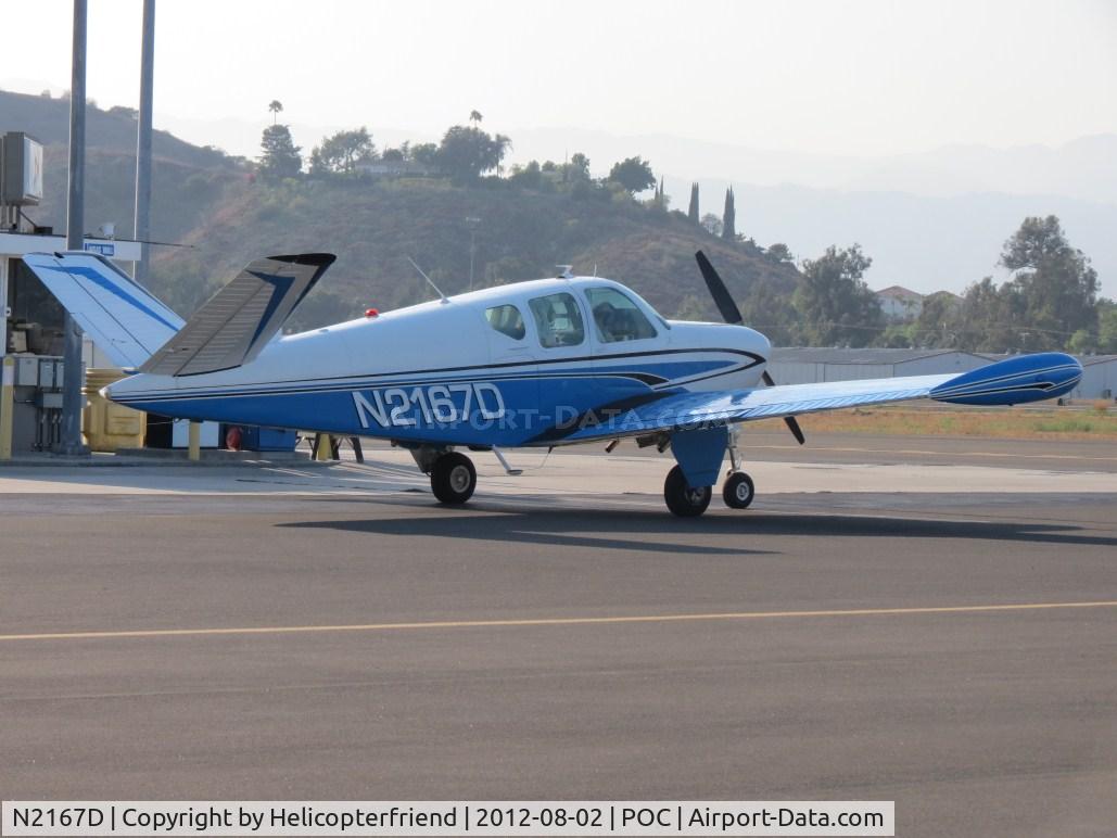 N2167D, 1953 Beech D35 C/N D-3514, Refueled and getting ready to go flying