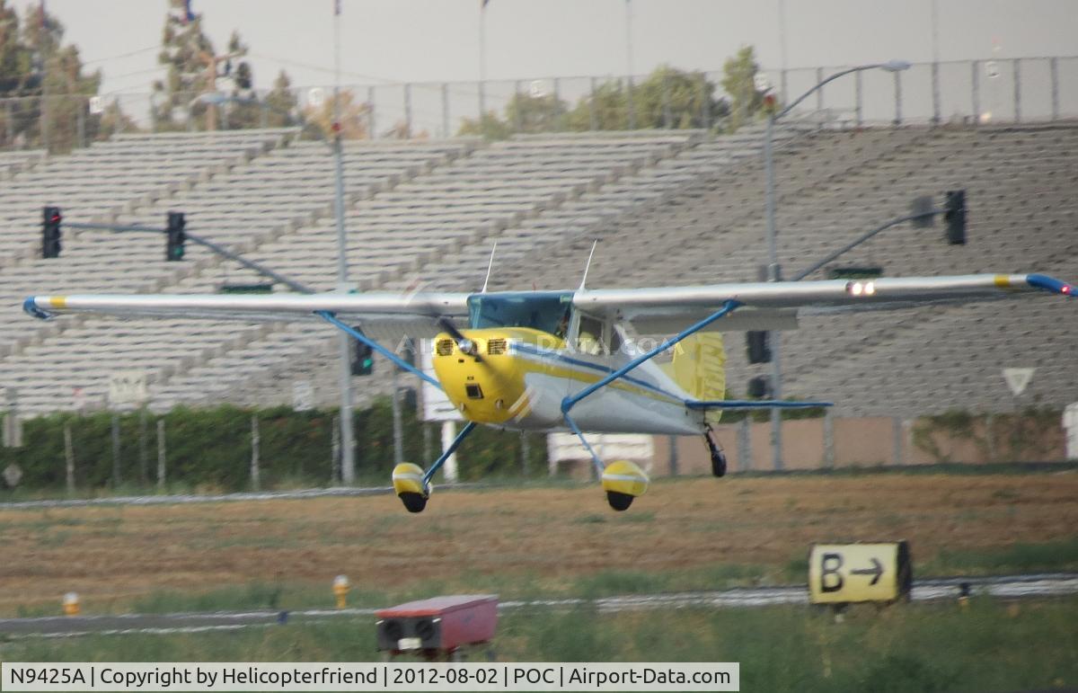 N9425A, 1949 Cessna 140A C/N 15246, Getting ready to set her down
