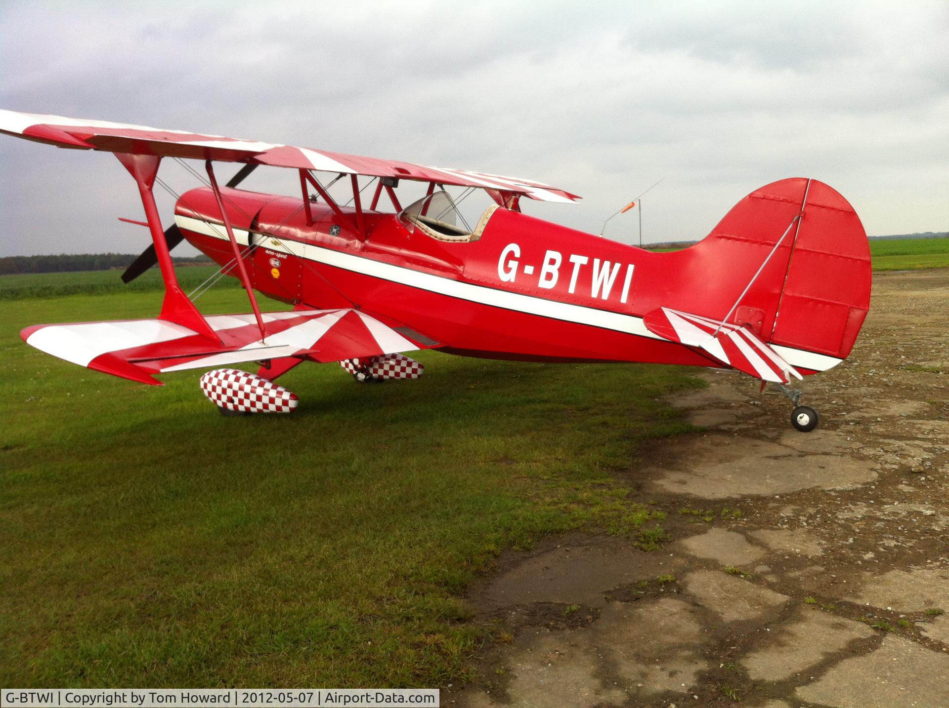 G-BTWI, 1976 EAA Acro Sport I C/N 230, Taken @ Knettishall, uffolk, UK.