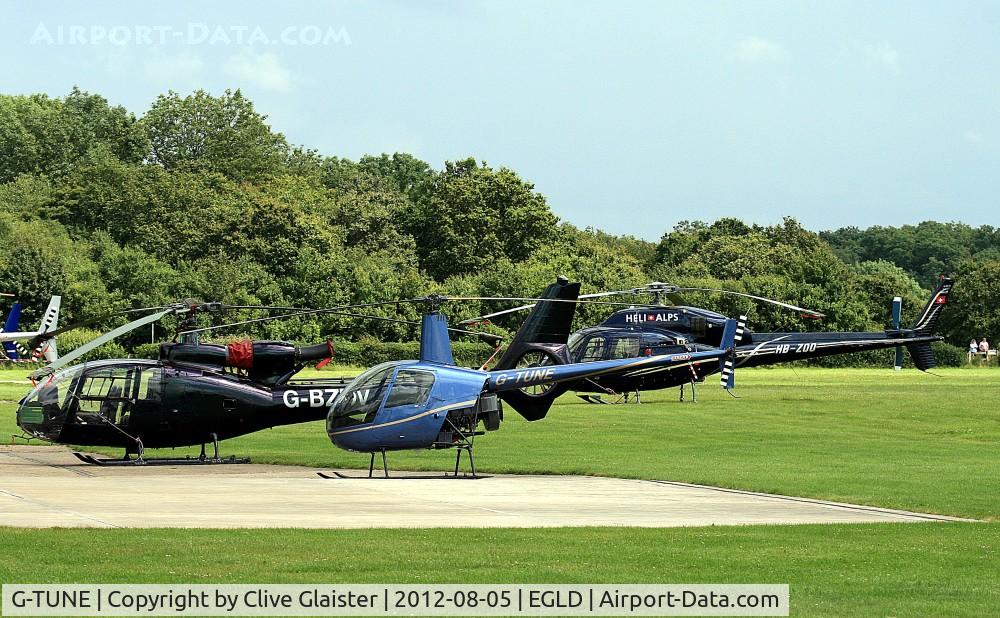 G-TUNE, 1988 Robinson R22 Beta C/N 0818, Ex: G-OJVJ > G-OJVI > N60661 > G-TUNE - Originally owned to; JV Investments Ltd in June 1988 as G-OJVJ. Currently with, Tune Aviation since July 2009 as G-TUNE.
