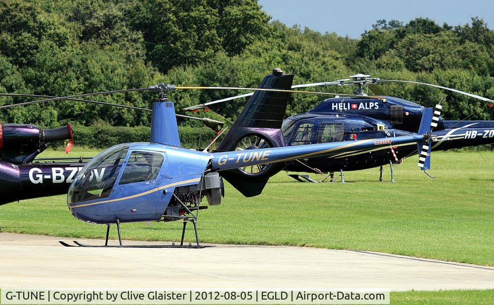 G-TUNE, 1988 Robinson R22 Beta C/N 0818, Ex: G-OJVJ > G-OJVI > N60661 > G-TUNE - Originally owned to; JV Investments Ltd in June 1988 as G-OJVJ. Currently with, Tune Aviation since July 2009 as G-TUNE.