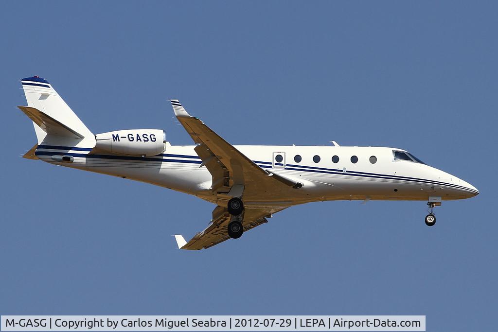 M-GASG, 2011 Israel Aircraft Industries Gulfstream G150 C/N 299, APP RWY06L