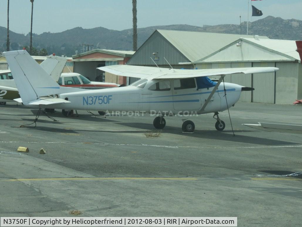 N3750F, 1966 Cessna 172H C/N 17255245, Tied down and parked
