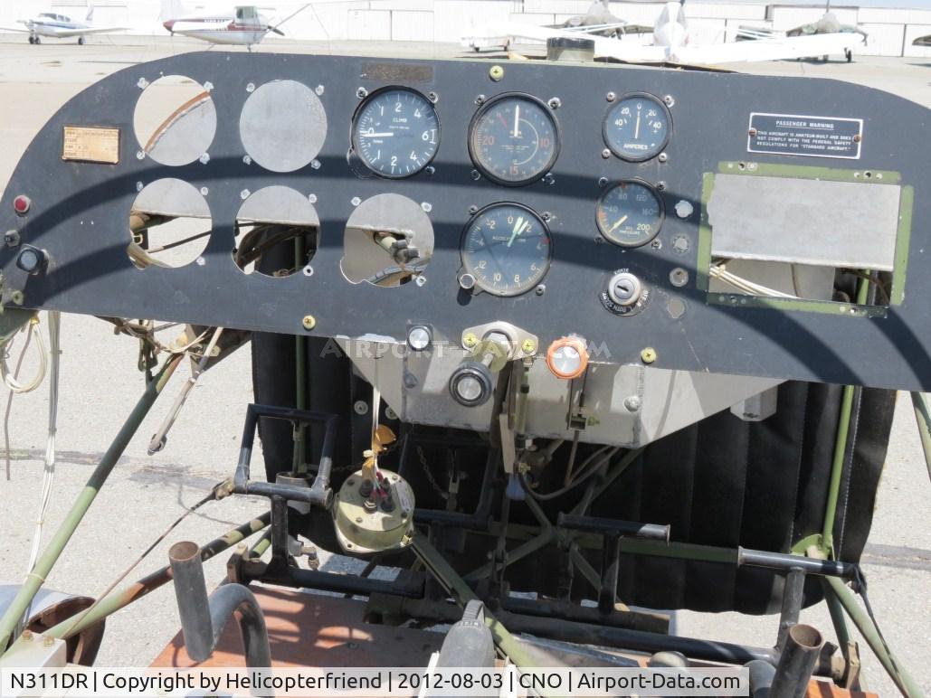 N311DR, 1959 Sportaire 2 C/N TT-1, Cockpit area