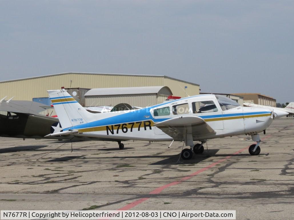 N7677R, 1970 Beech C23 Sundowner 180 Sundowner 180 C/N M-1288, Parked near the paintshop area