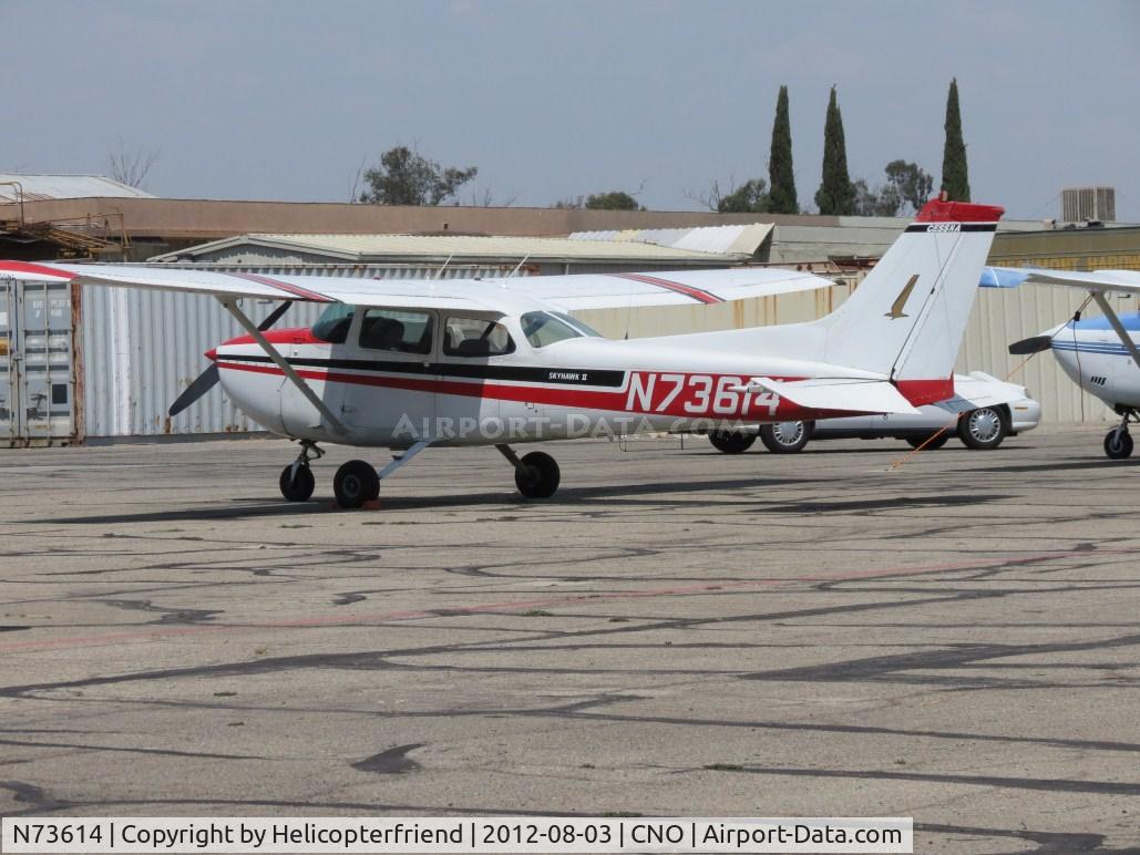 N73614, 1976 Cessna 172M C/N 17267578, Parked in the area of the paintshop