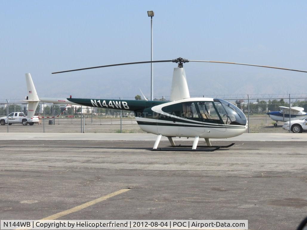 N144WB, 1998 Robinson R44 C/N 0545, Parked near the wash rack