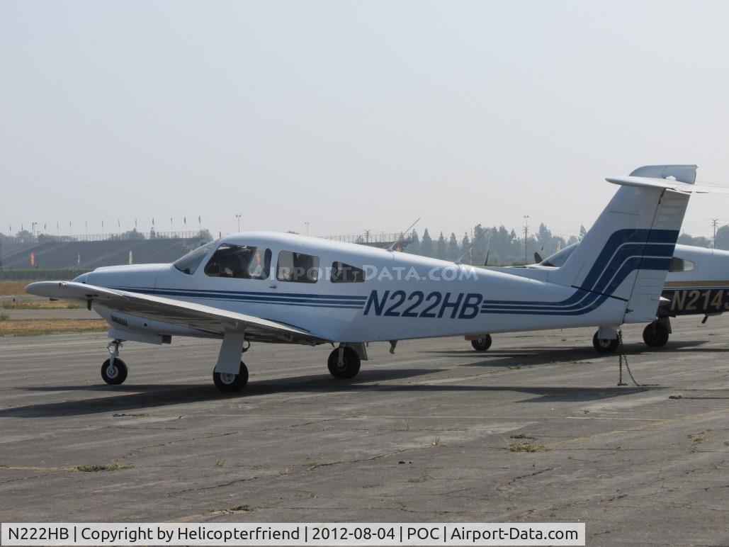 N222HB, 1979 Piper PA-28RT-201 Arrow IV C/N 28R-7918254, Parked in the southeast parking area