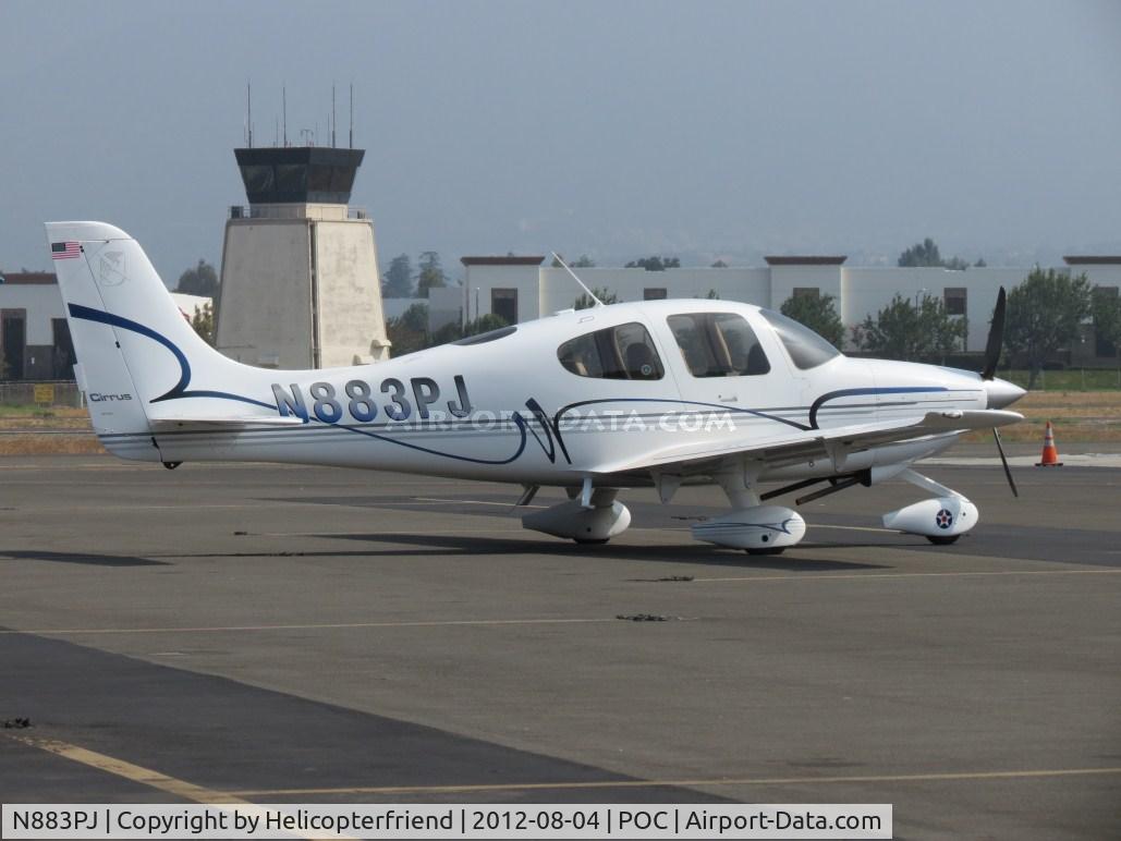 N883PJ, Cirrus SR20 C/N 1217, Parked in transient parking