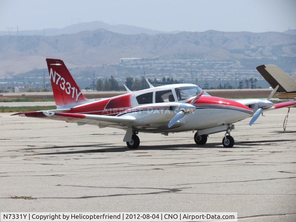 N7331Y, 1964 Piper PA-30 Twin Comanche Twin Comanche C/N 30-292, Parked southwest of the tower