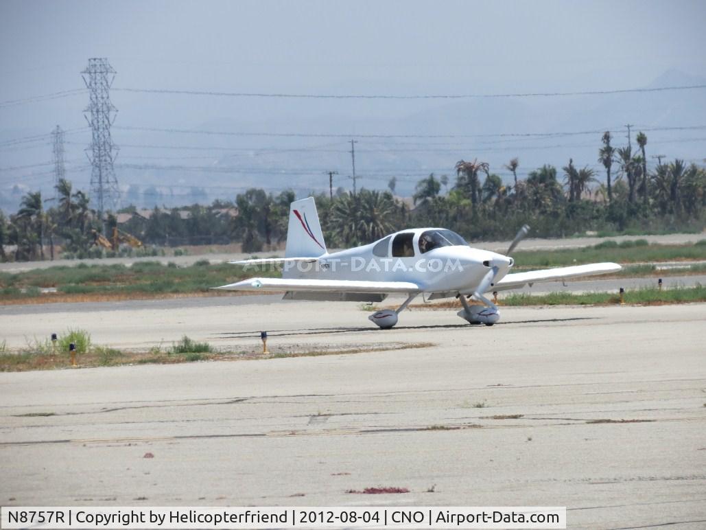 N8757R, 2011 Vans RV-10 C/N 001, Waiting permission to enter taxiway