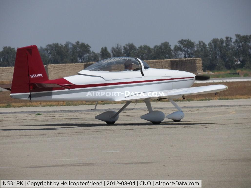 N531PK, 2008 Vans RV-8A C/N 82205, Taxiing to the runway