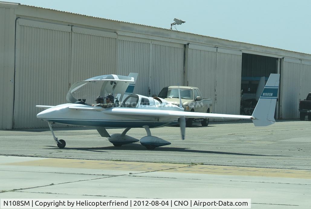 N108SM, 1999 Co-Z Cozy Mark IV C/N MK-0240, After having some reapir work completed, taxiing towards the runway