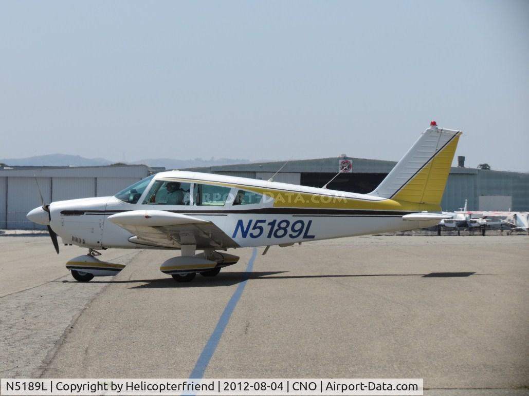 N5189L, 1968 Piper PA-28-180 C/N 28-5129, Preparing to start up