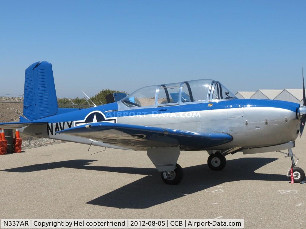 N337AR, 1955 Beech T-34A (A45) Mentor C/N G-269, Parked at the south fence