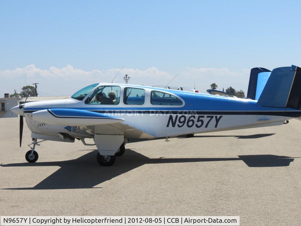 N9657Y, 1962 Beech P35 Bonanza C/N D-7072, Preparing to start up