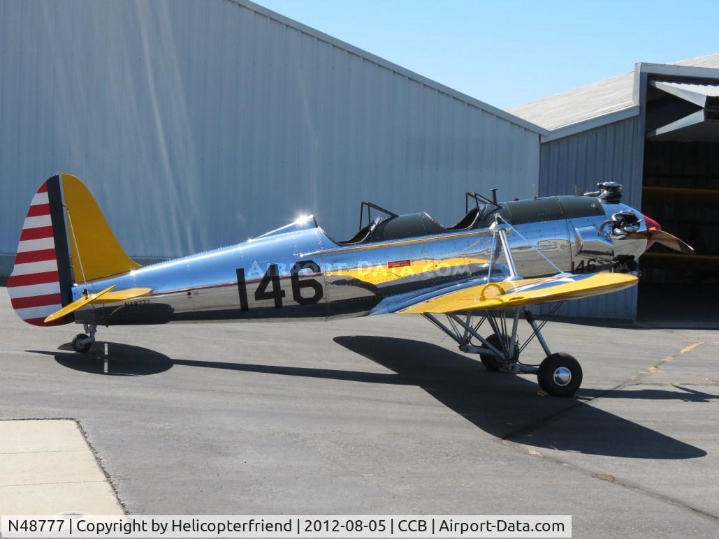 N48777, 1941 Ryan Aeronautical ST3KR C/N 1068, Parked outside a hanger