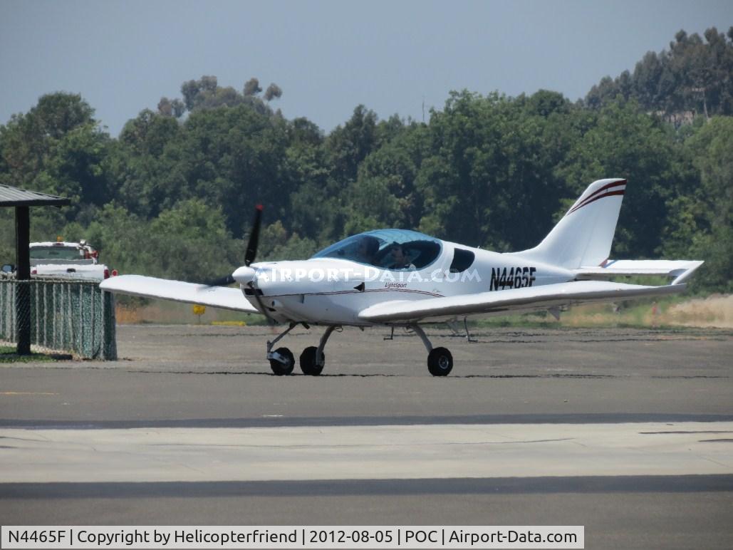 N4465F, 2008 CZAW SportCruiser C/N 08SC142, taxing into transient parking