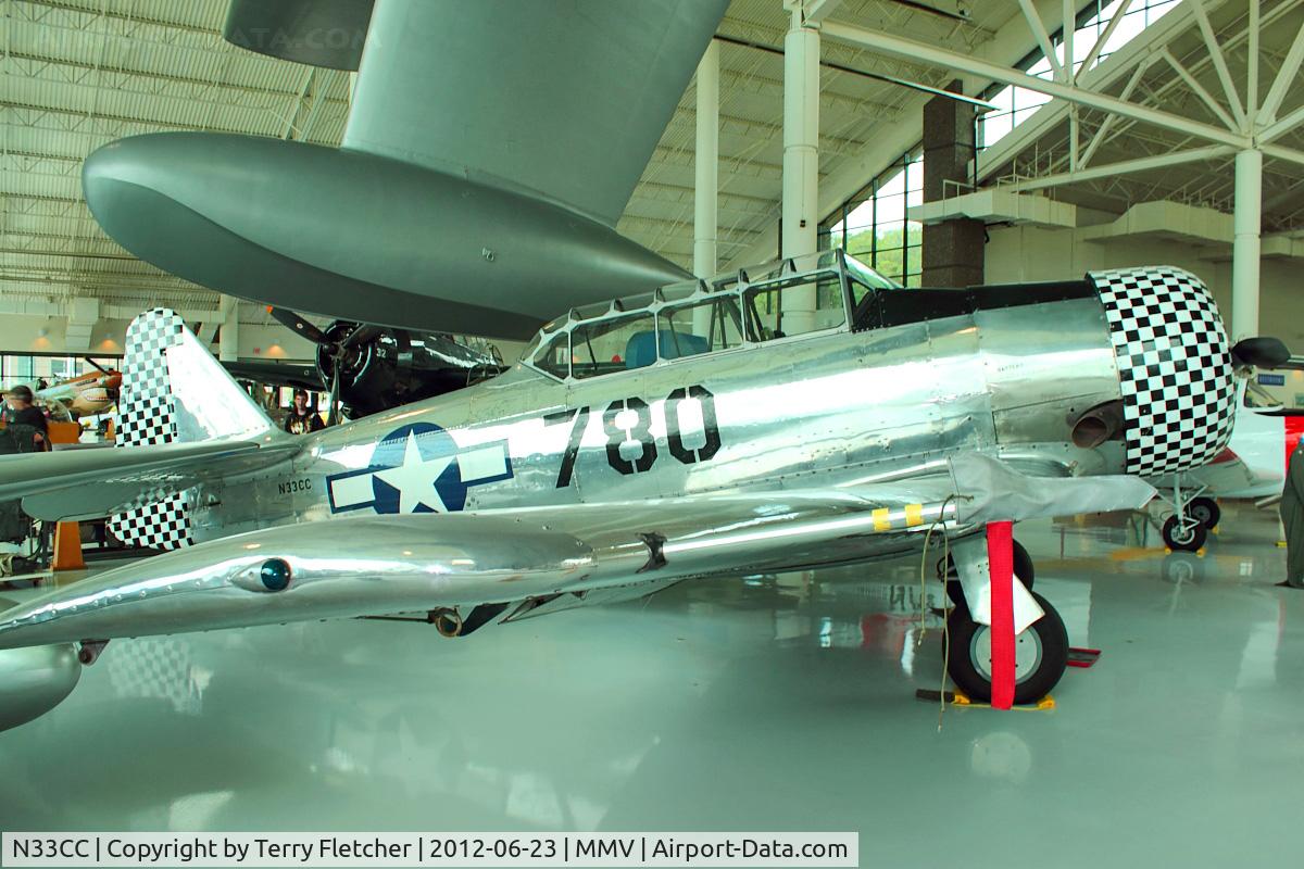 N33CC, 1956 North American SNJ-4 Texan C/N 88-13466, At Evergreen Air and Space Museum