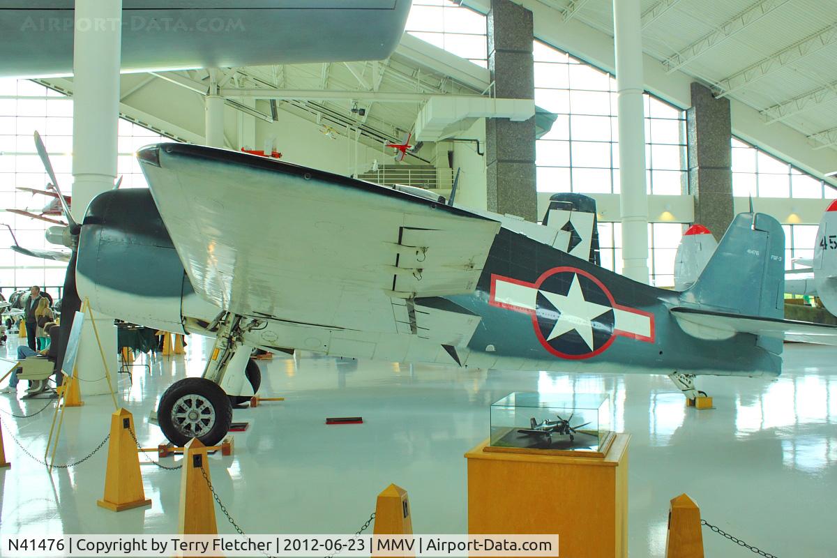 N41476, 1971 Grumman F6F-3 Hellcat C/N 2742, At Evergreen Air and Space Museum
