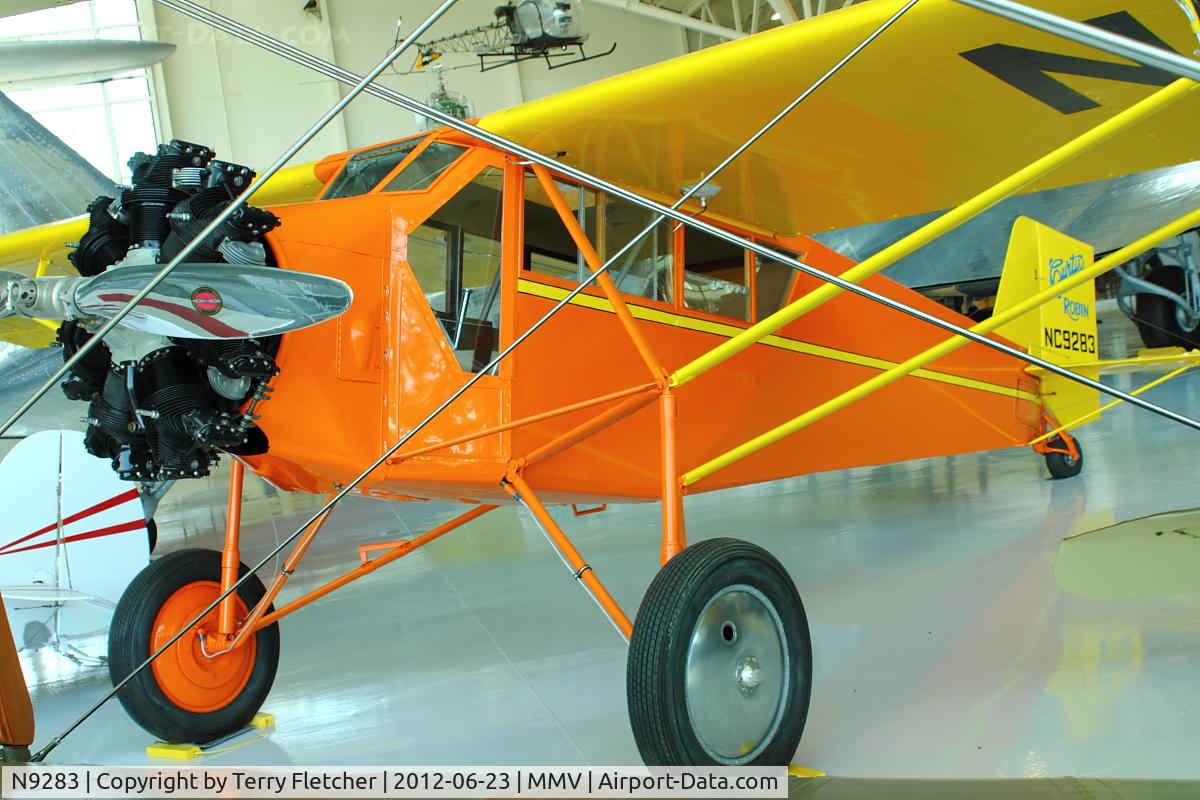 N9283, 1929 Curtiss-Wright Robin C-1 C/N 337, At Evergreen Air and Space Museum