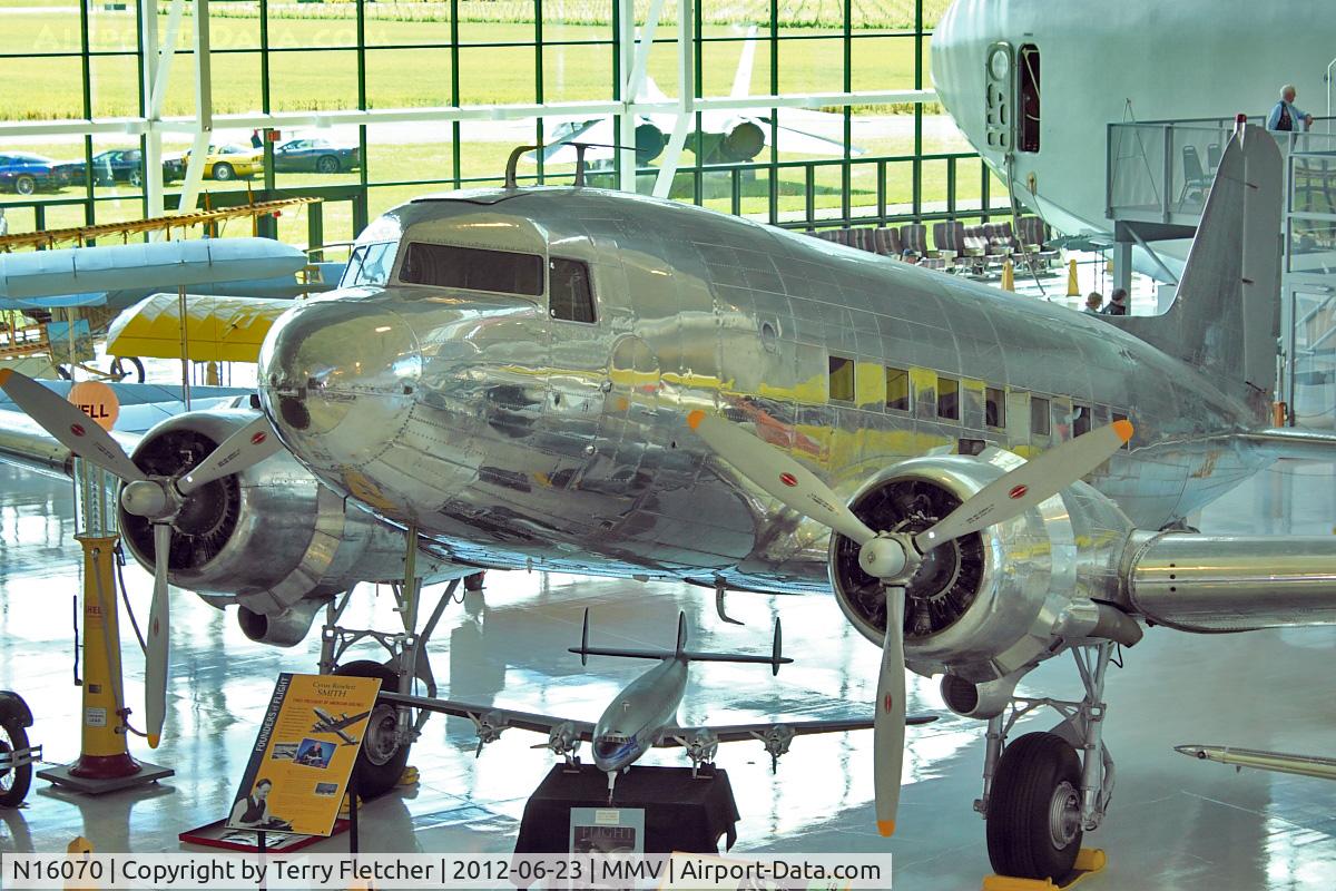 N16070, 1936 Douglas DC-3A-S1C3G C/N 1910, At Evergreen Air and Space Museum