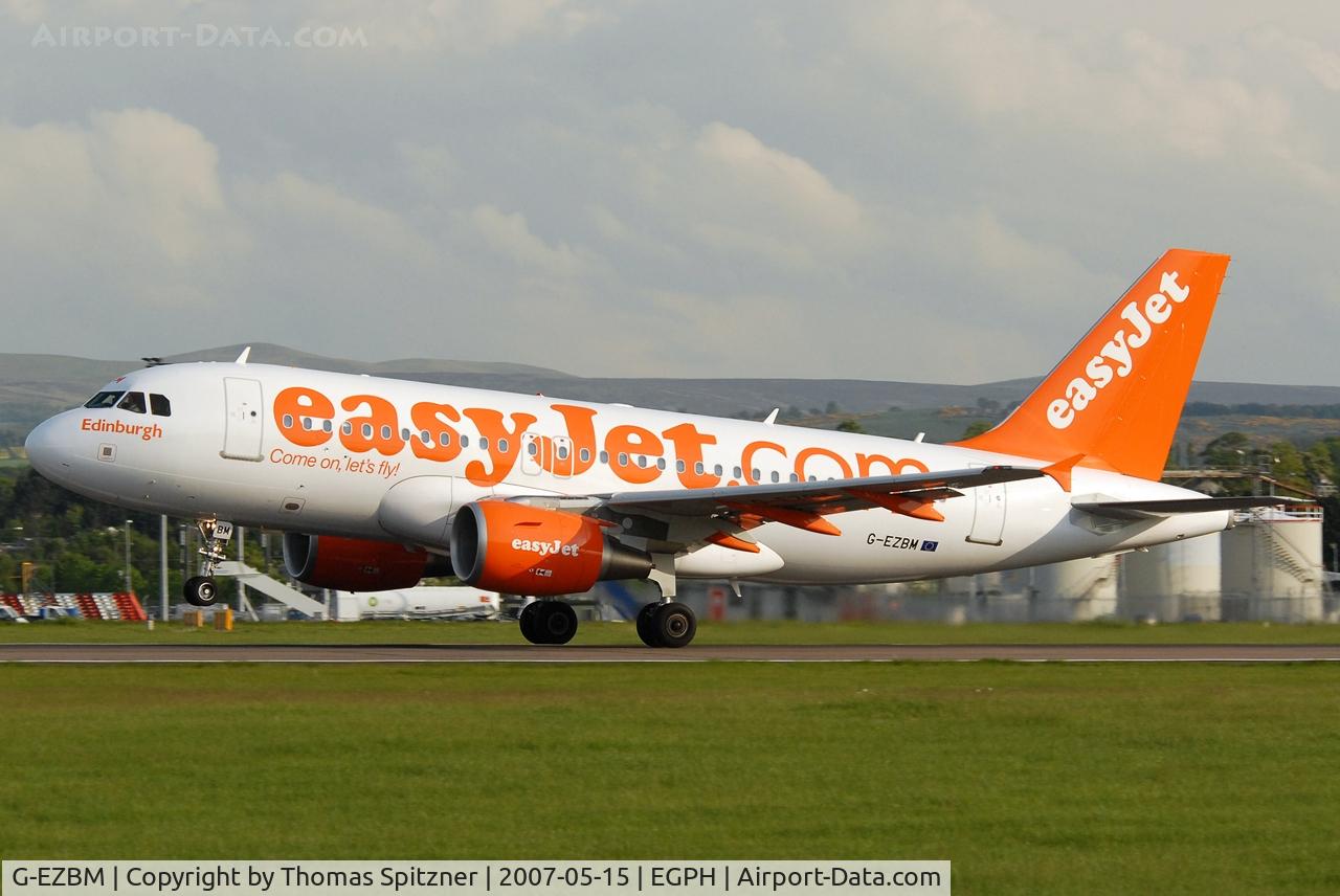 G-EZBM, 2007 Airbus A319-111 C/N 3059, EasyJet Airlines G-EZBM 