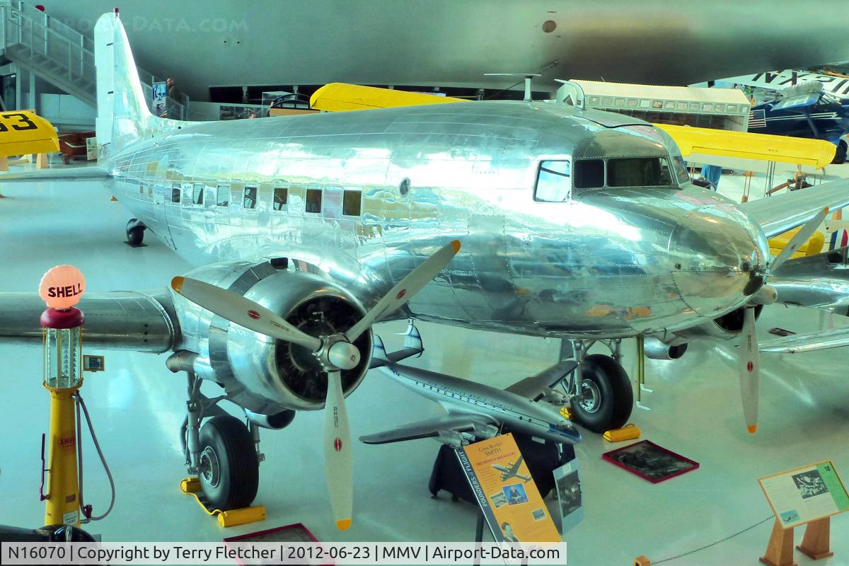 N16070, 1936 Douglas DC-3A-S1C3G C/N 1910, At Evergreen Air and Space Museum