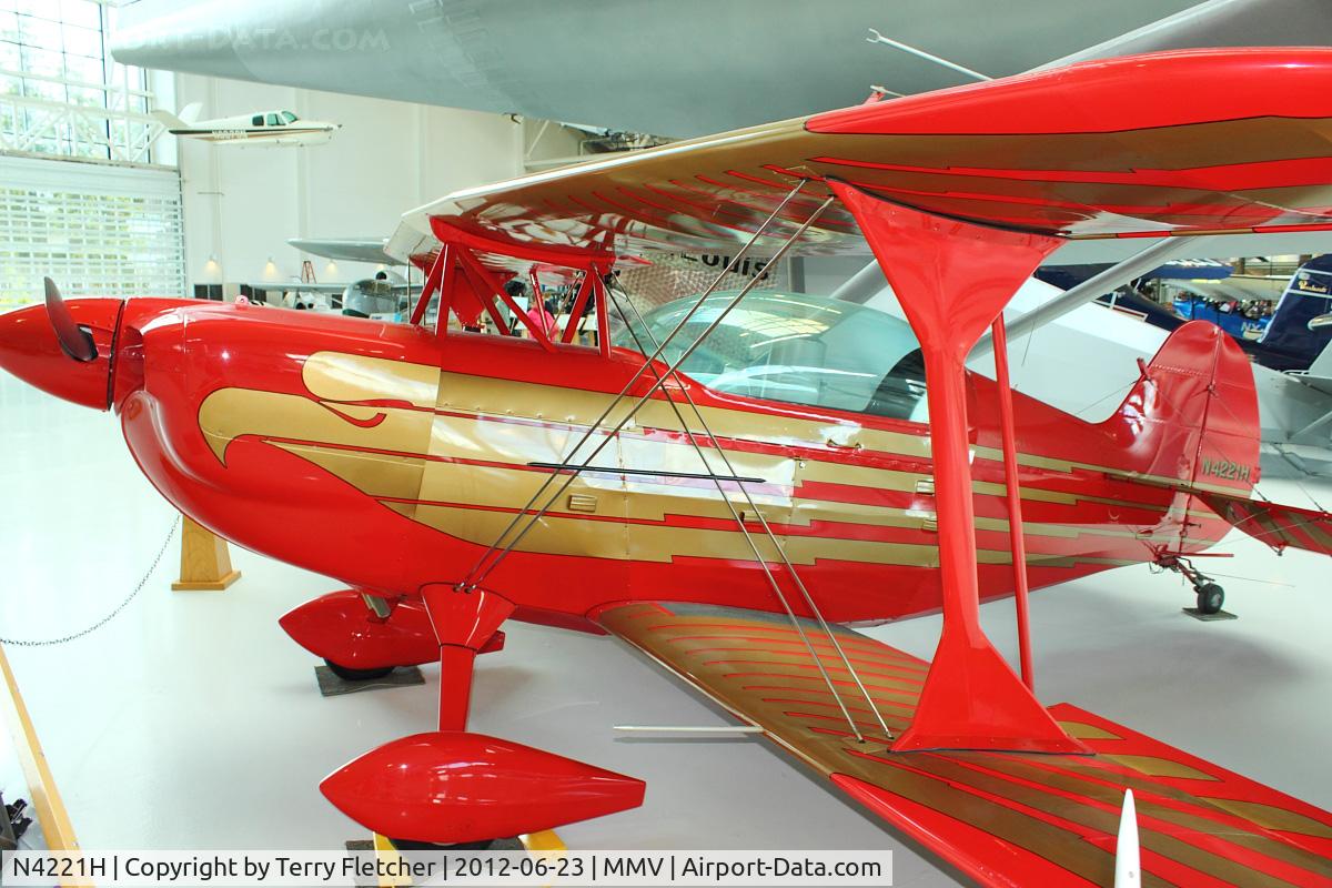 N4221H, 1984 Christen Eagle II C/N POIER-0001, at Evergeen Air and Space Museum