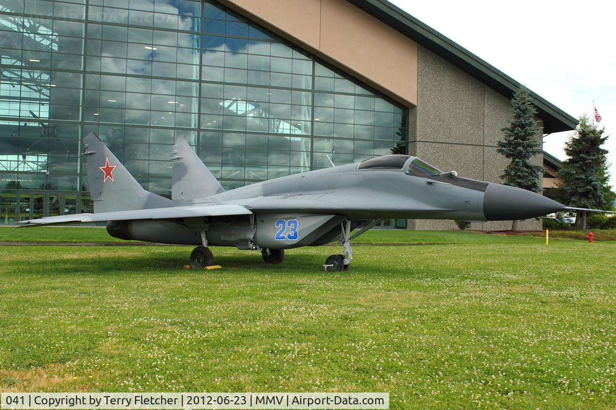 041, Mikoyan-Gurevich MiG-29 C/N 2960721930, At Evergreen Air and Space Museum