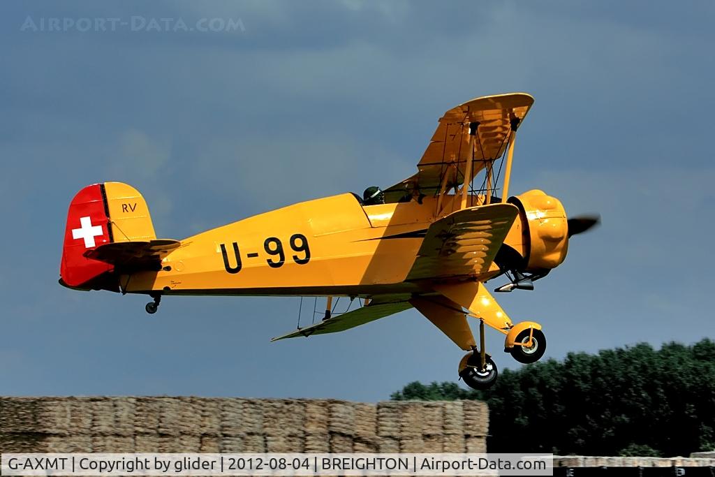 G-AXMT, 1938 Bucker Bu-133C Jungmeister C/N 46, Flypast