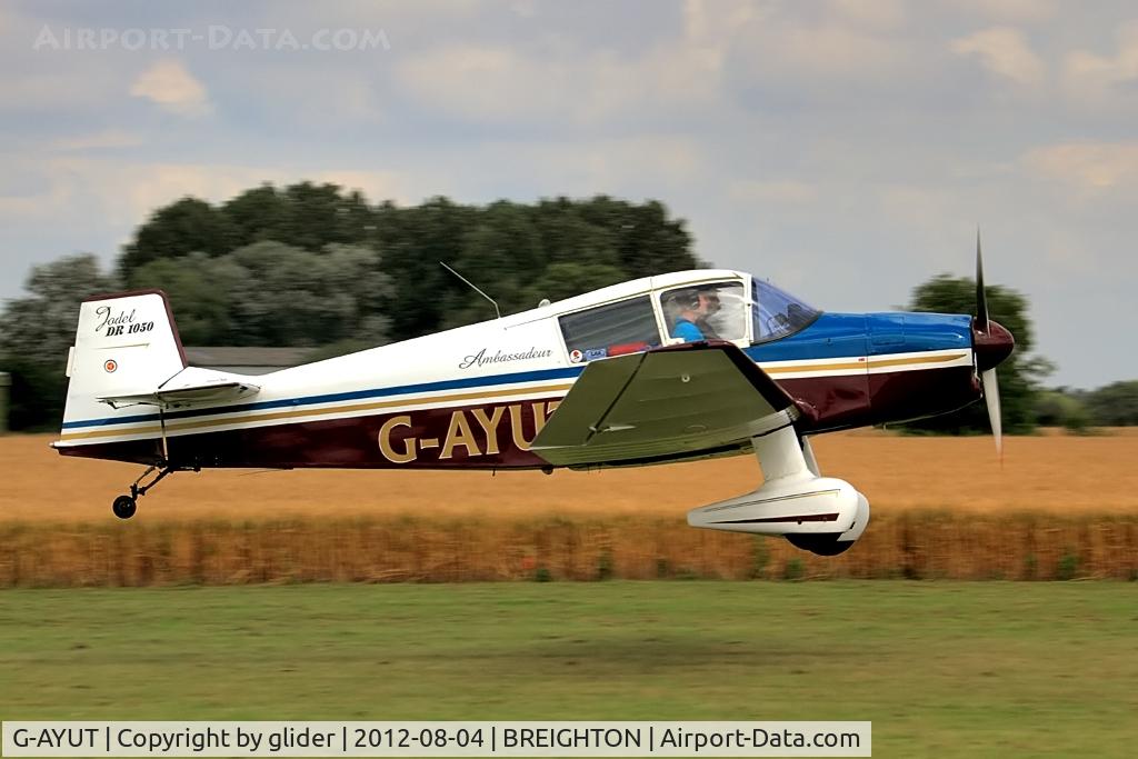 G-AYUT, 1964 SAN Jodel DR-1050 Ambassadeur C/N 479, Local departing