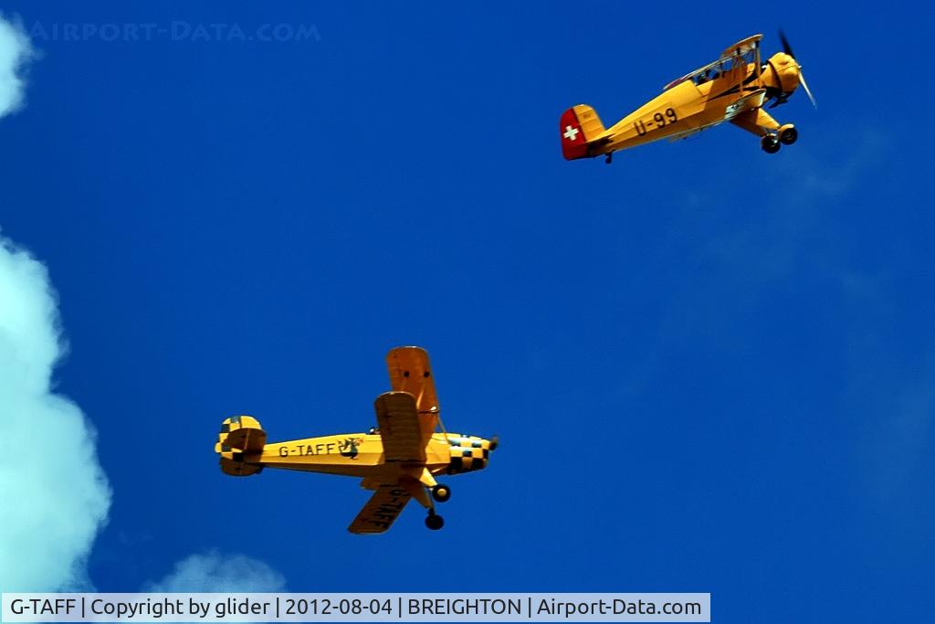 G-TAFF, 1957 CASA 1-131E Jungmann C/N 1129, Break away