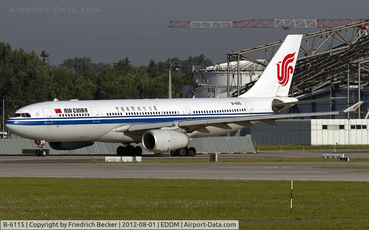 B-6115, 2008 Airbus A330-243 C/N 909, holding point RW08R