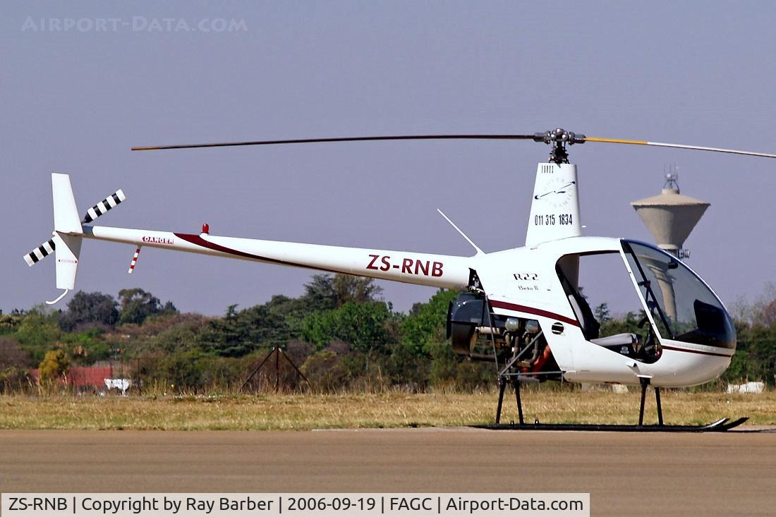 ZS-RNB, Robinson R22 Beta II C/N 3252, Reported to have been written off on 07/04/2008 .