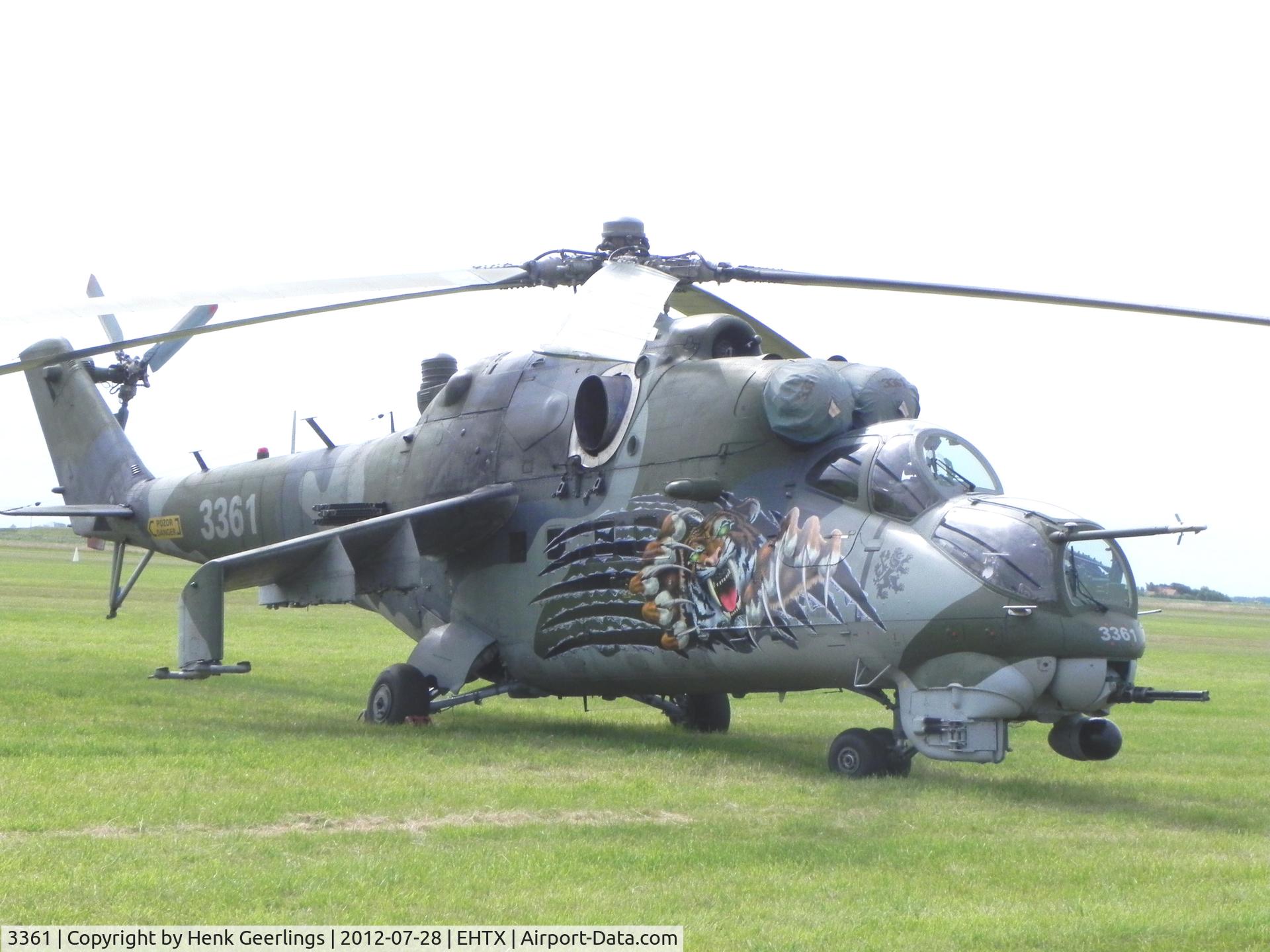 3361, 2005 Mil Mi-35 Hind E C/N 203361, Texel Airshow , 28 July 2012 

Spcl cs 