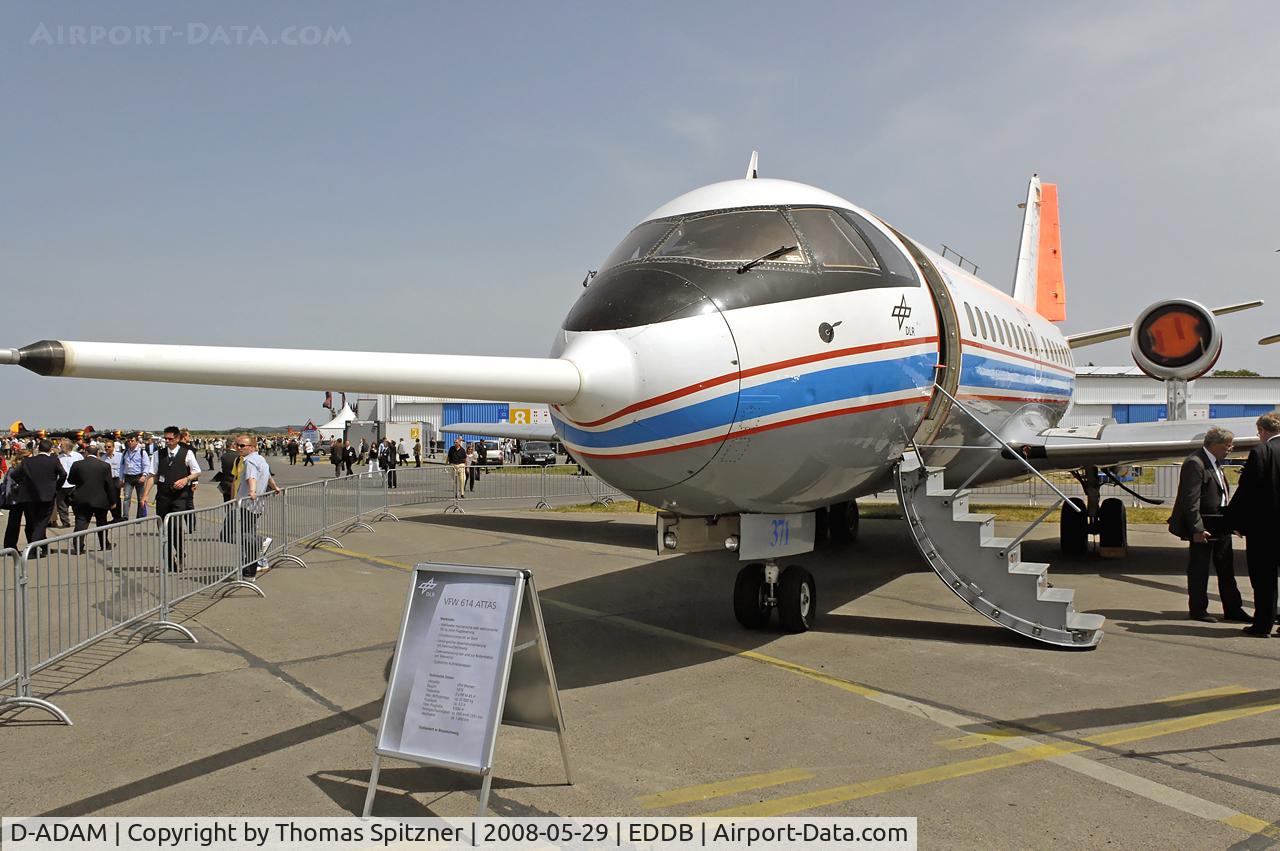 D-ADAM, 1978 VFW-Fokker VFW-614 C/N G17, D-ADAM in static display at ILA 2008