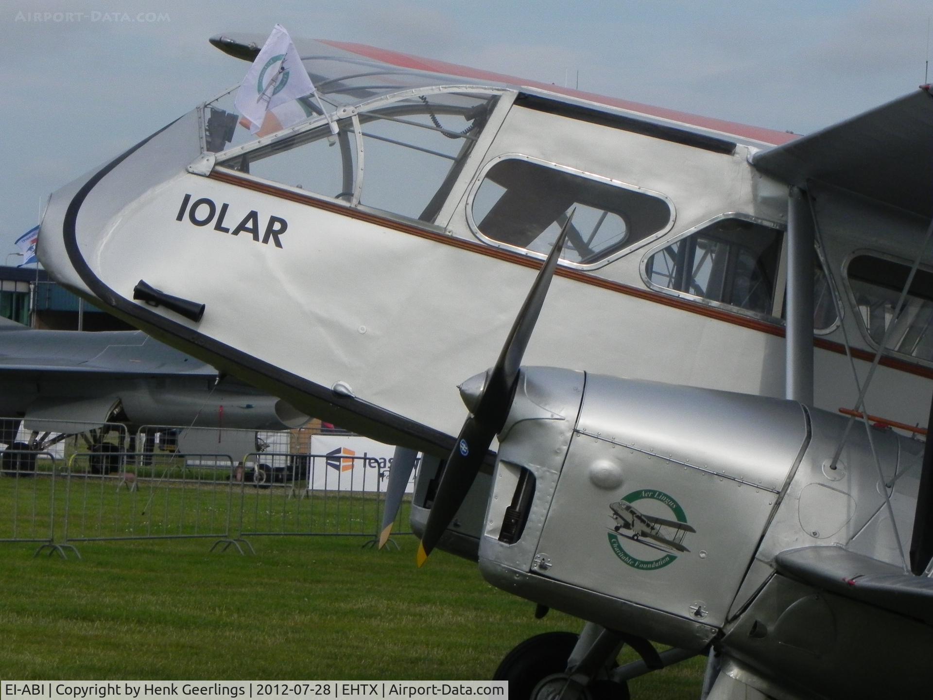 EI-ABI, 1936 De Havilland DH-84 Dragon 2 C/N 6105, Texel Airshow , 28 July 2012