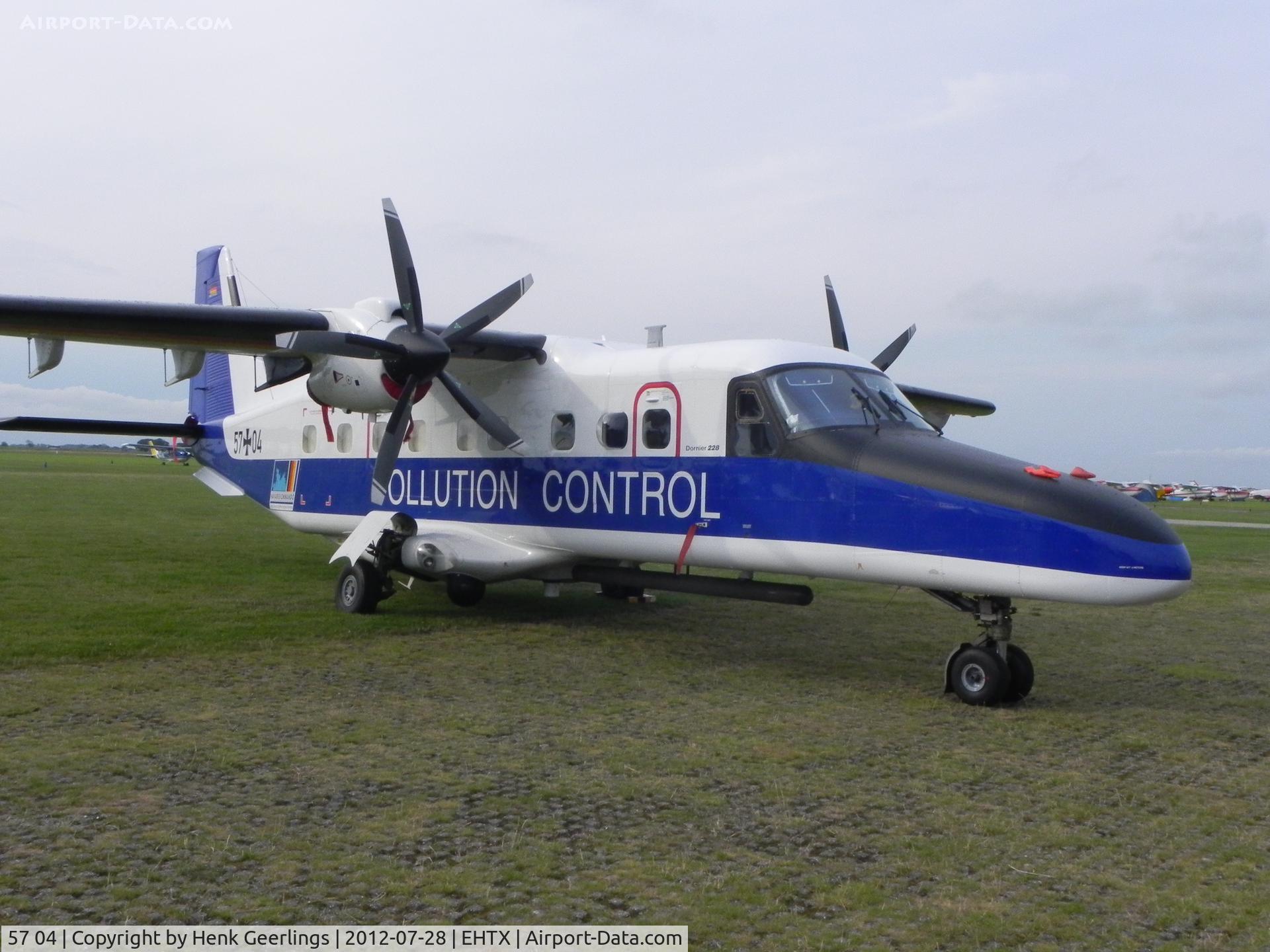 57 04, Dornier 228-212(LM) C/N 8214, Texel Airshow , 28 July 2012 

German Navy , Pollution Control