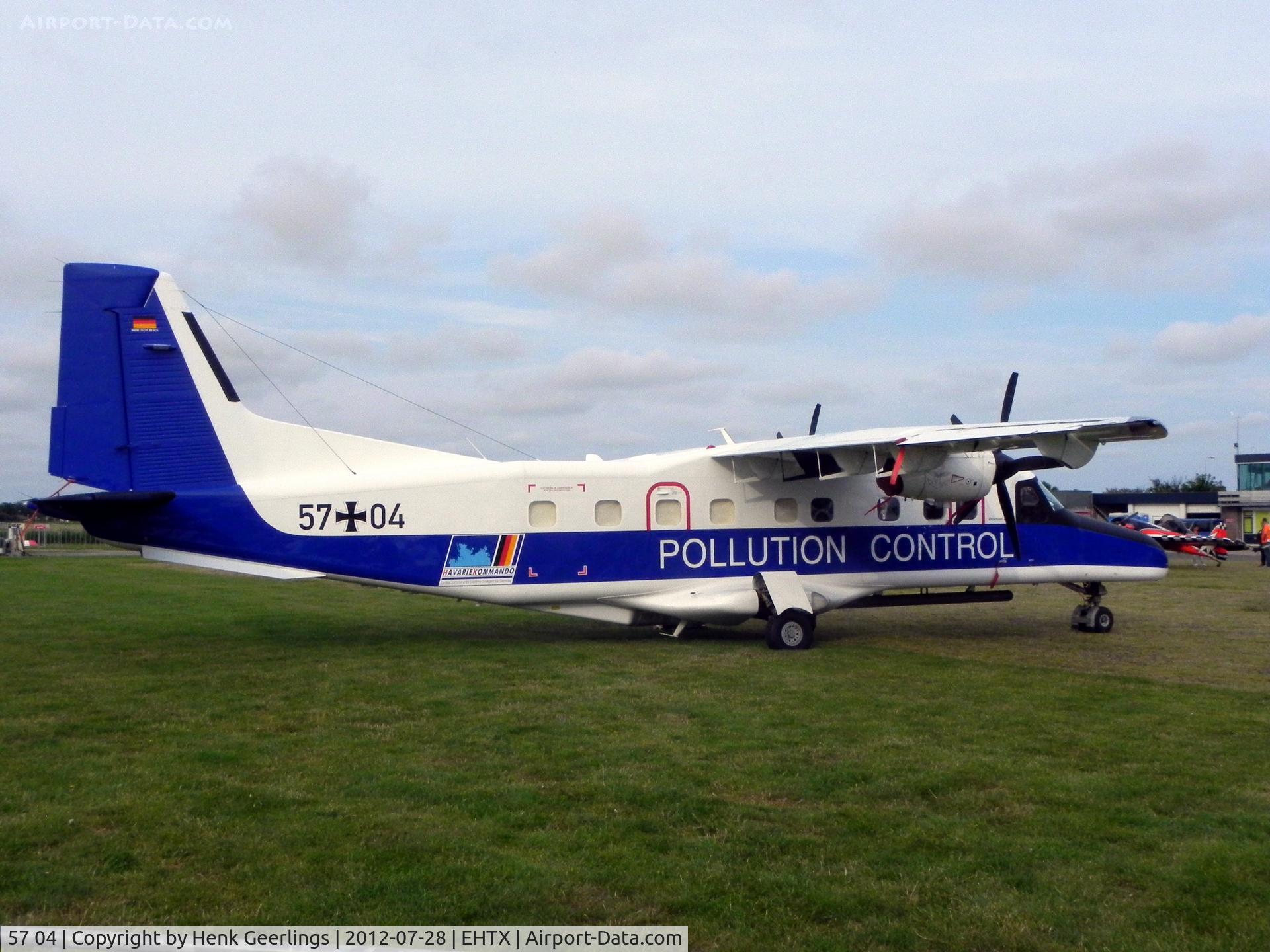 57 04, Dornier 228-212(LM) C/N 8214, Texel Airshow , 28 July 2012 

German Navy , Pollution Control