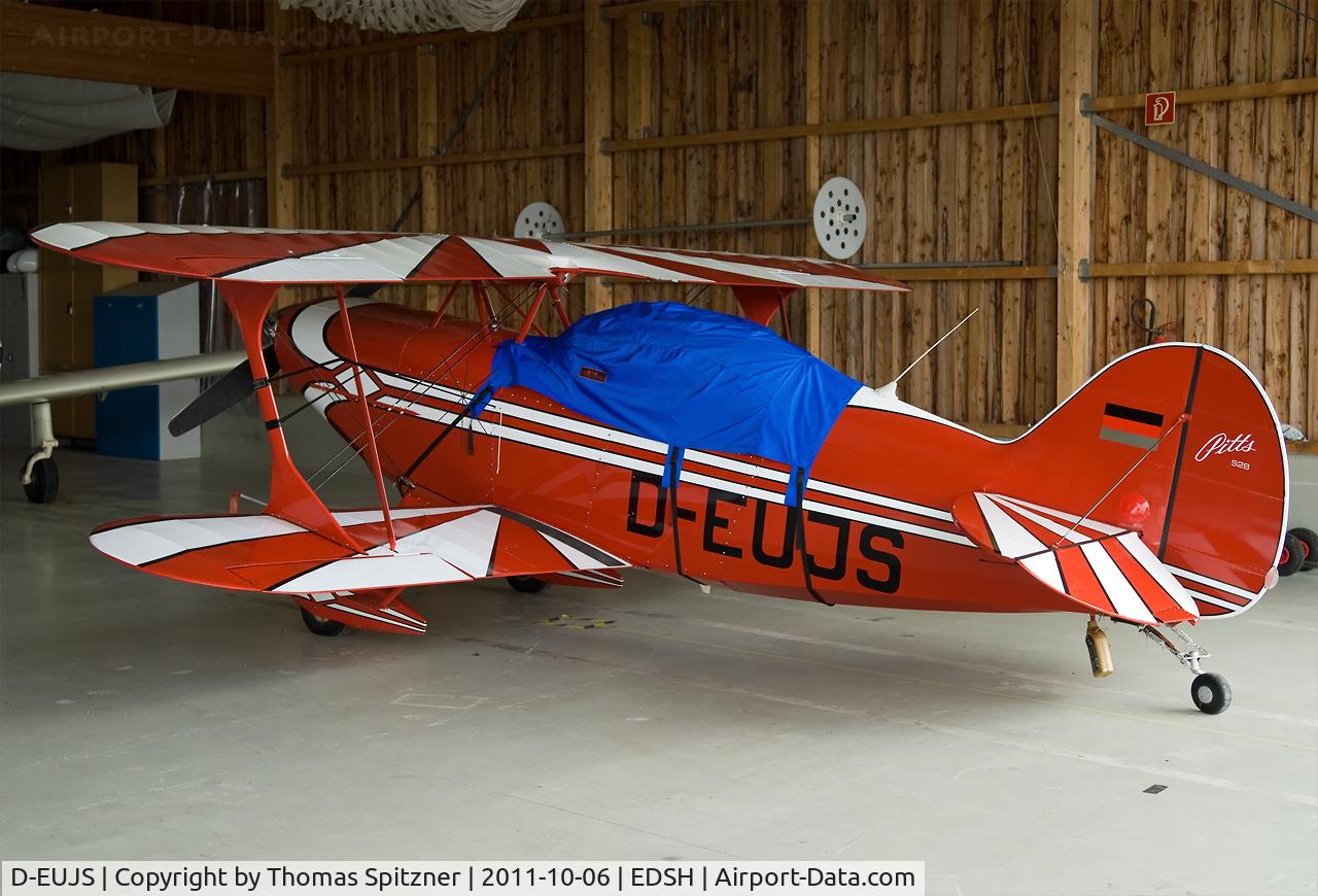 D-EUJS, 1992 Aviat Pitts S-2B Special C/N 5240, D-EUJS stored at EDSH