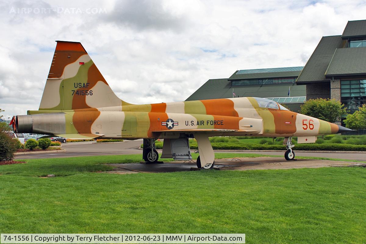 74-1556, Northrop F-5E Tiger II C/N N.1216, At Evergreen Air and Space Museum
