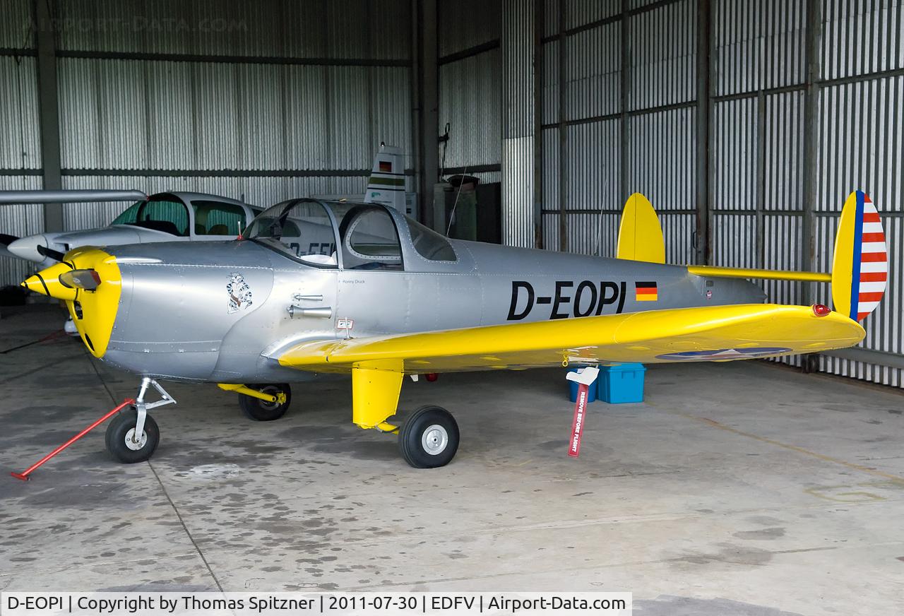 D-EOPI, 1947 Erco 415D Ercoupe C/N 541, parked in it's hangar at EDFV airfield