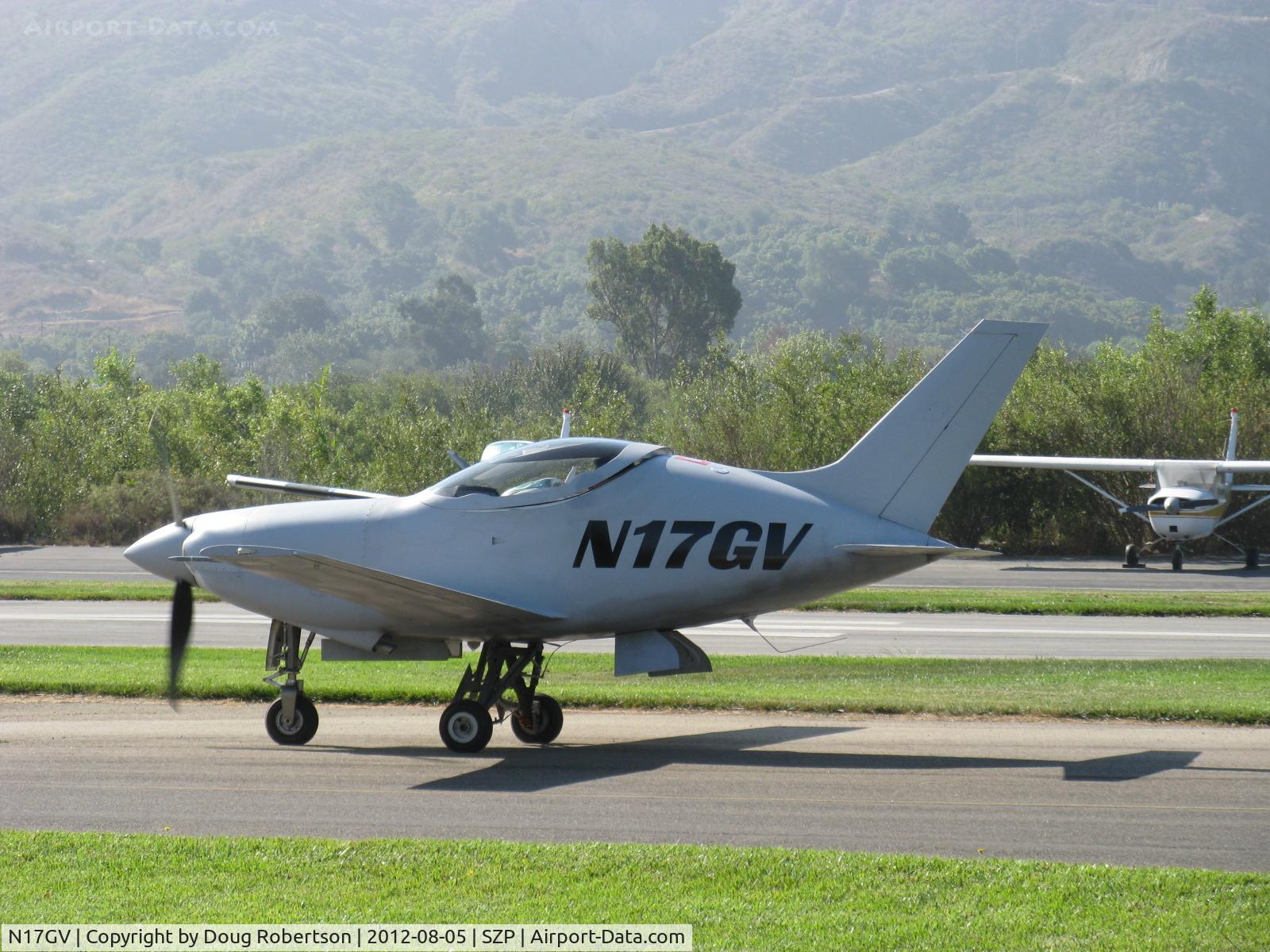 N17GV, Questair Venture C/N 9, 2011 Mercer Questair VENTURE SPIRIT, Continental IO-550 300 Hp, conversion to retractable gear version by Aviation F/X, taxi to Rwy 22